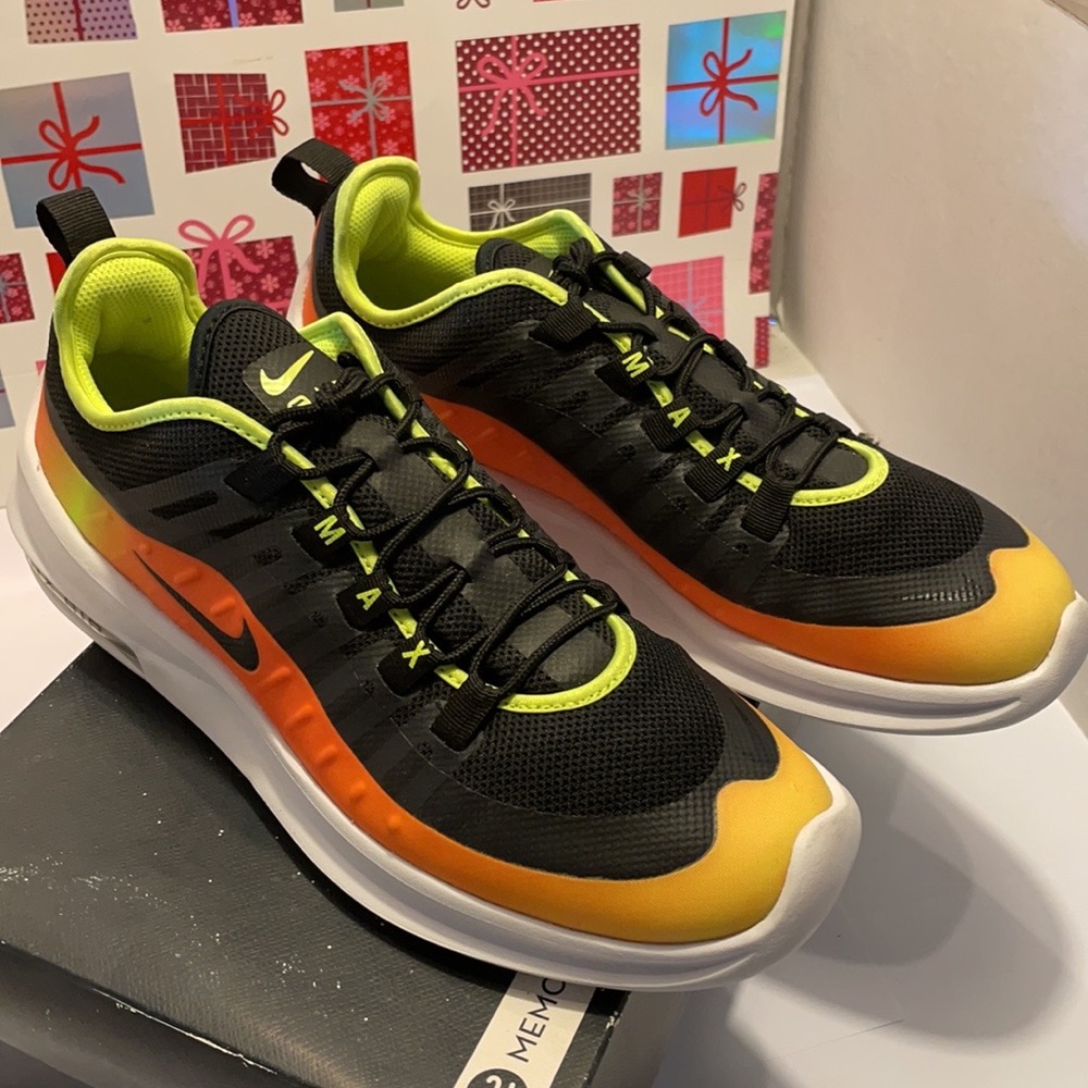 GentlyUsed Nike Air Max Axis Sunset Volt Shoes - Picture 2 of 16